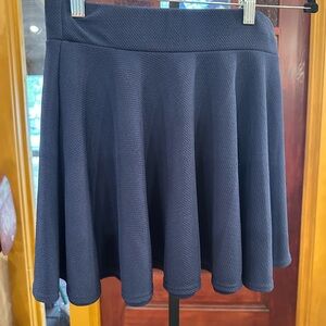 Chic Navy Skater Skirt